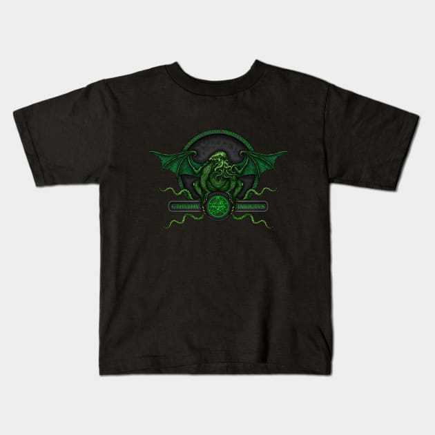 Cthulhu Invictus - Azhmodai 2020 Kids T-Shirt by azhmodai